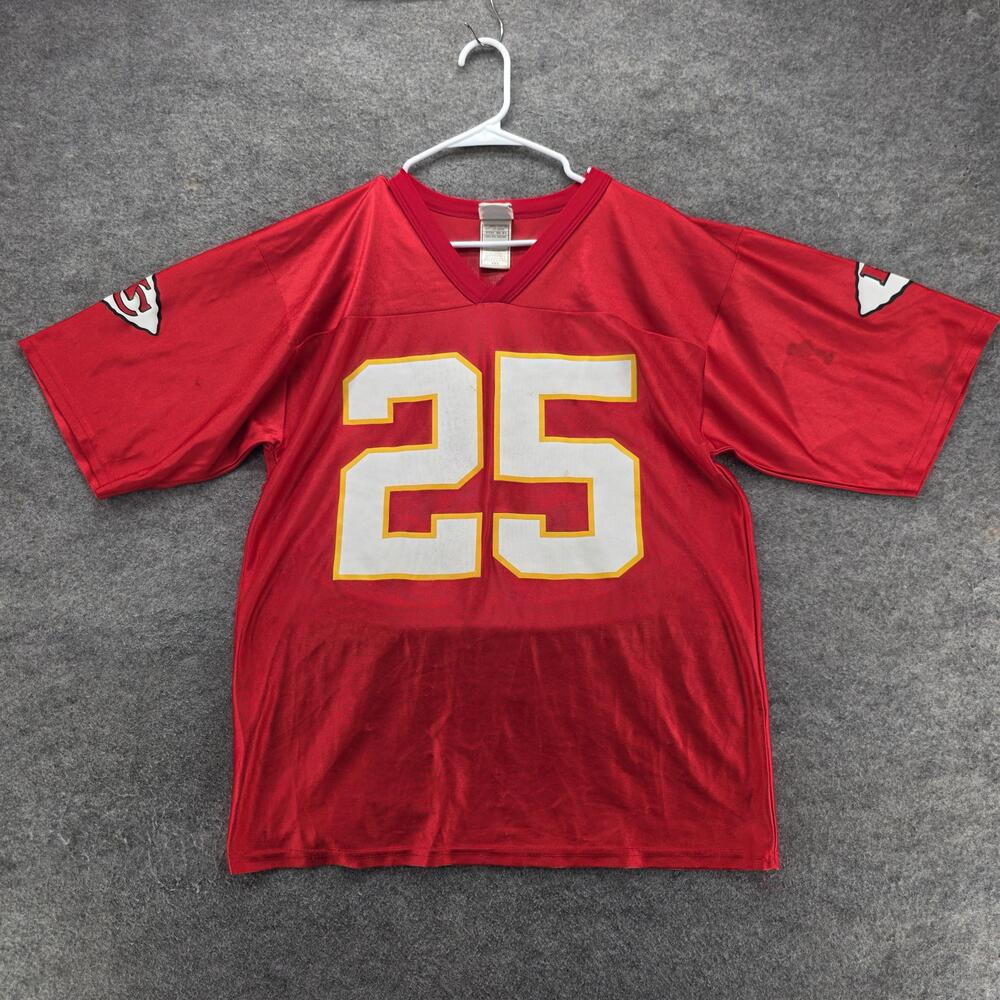 Kansas City Chiefs Jersey Mens M Red NFL Football NFL Team Apparel Charles 25